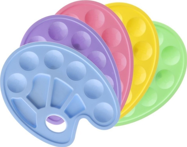 Målarpallar 5 st pastell STRIGO | N - A | GameStuff