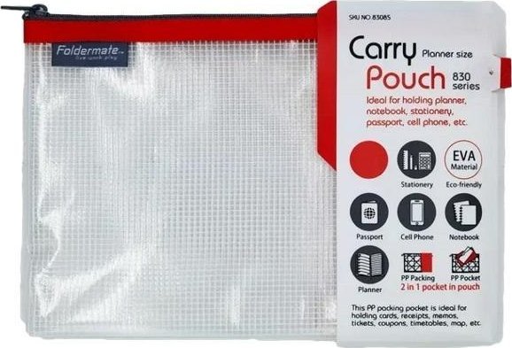 Ziploc Bag 24X17cm Mesh Eva Red