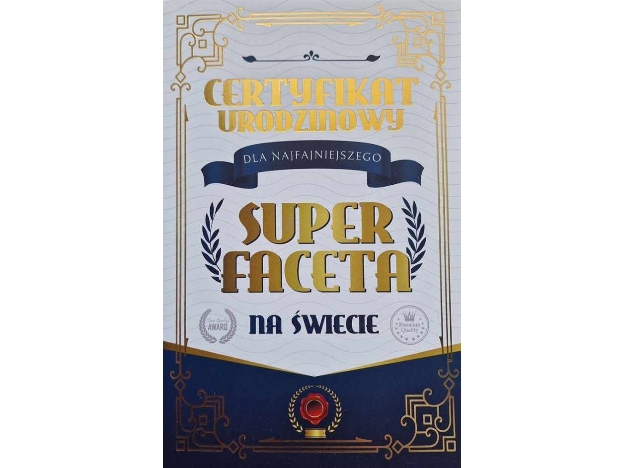 Super Guy Geburtstag Zertifikat Karte
