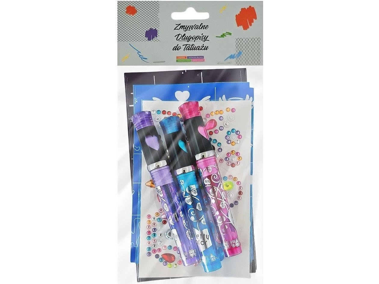 Długopisy do tatuażu 3szt