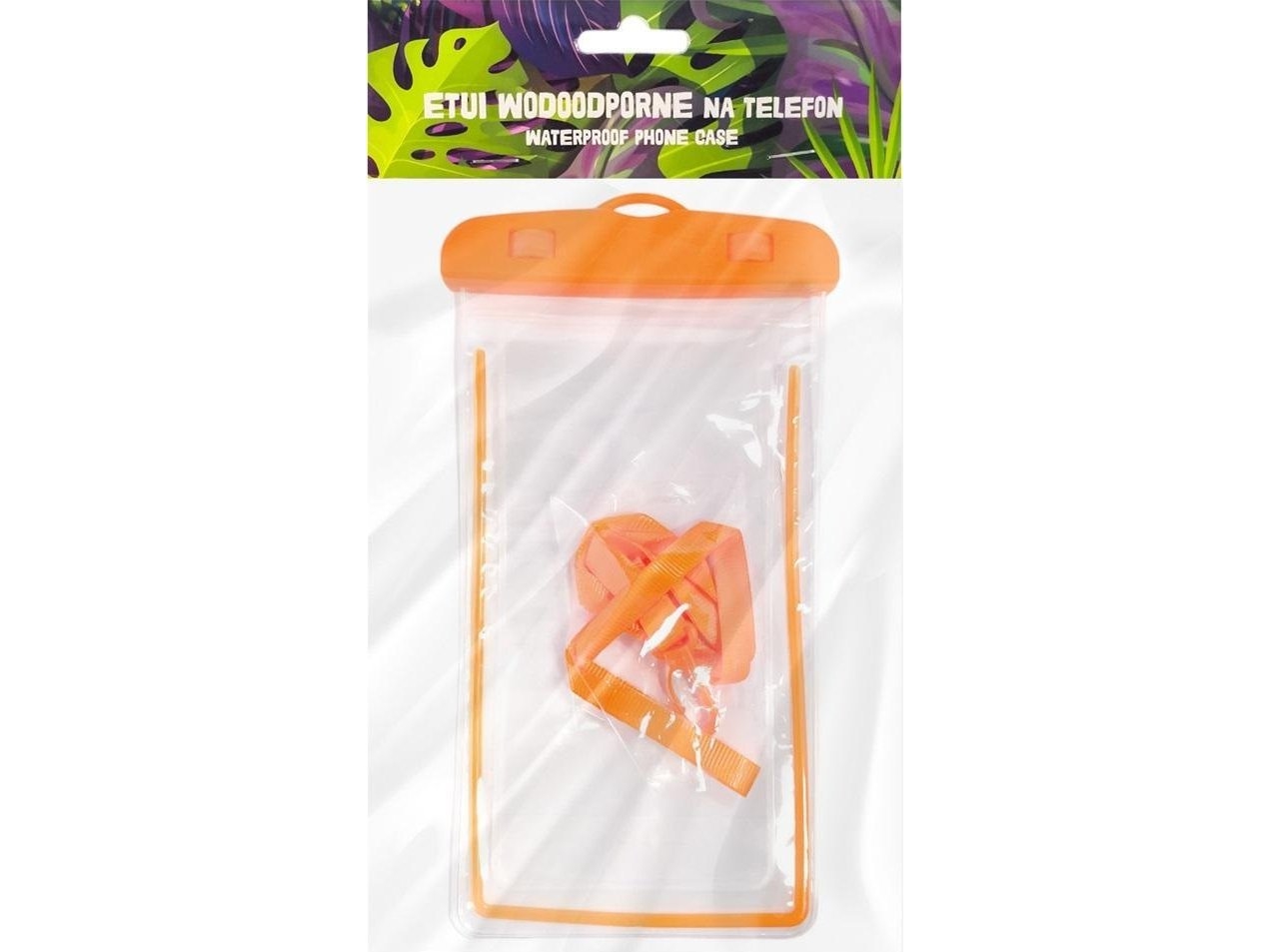 Waterproof phone case orange