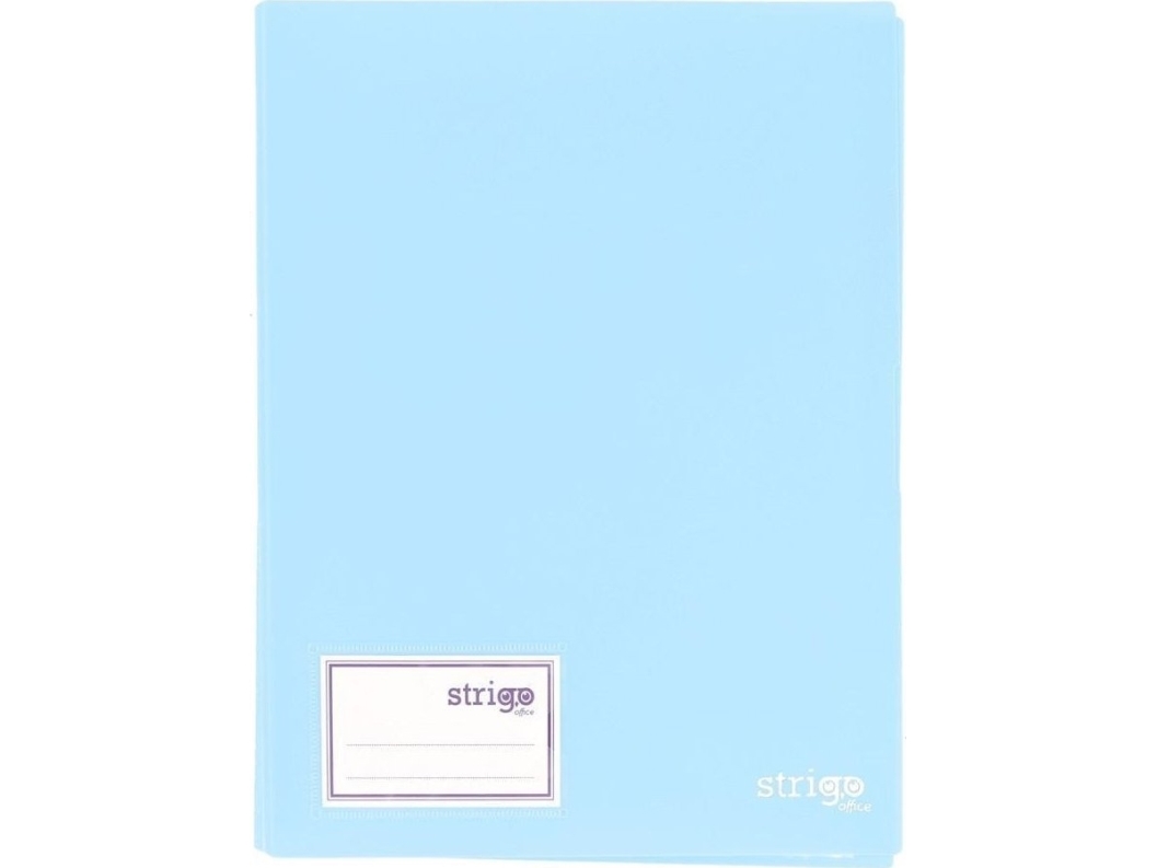 Strigo offertkatalog A4 20 fickor blå STRIGO | Fickor och skydd | GameStuff