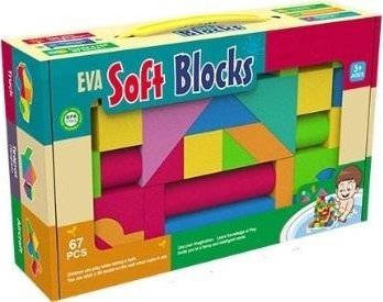 Vaahtomuovipalikat 67kpl