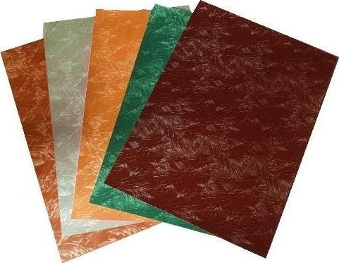 Glänsande kartong 230g 25x35cm 5 ark MIX | Skola & Hobby - Skolböcker & kalkylblad - Papper & kartong | GameStuff