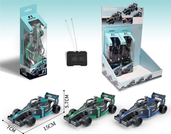 Formula car remote controlled mix