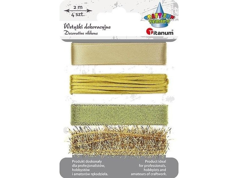 Textilband 4 st. guld | Skrivredskap - Special Skrivredskap - Till skolan | GameStuff
