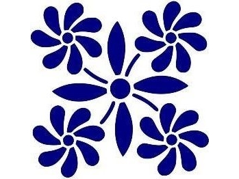Abwaschbare Ornament-Schablone 20X30cm