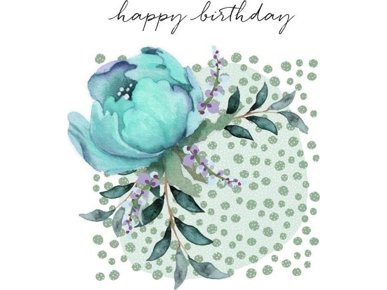Karnet Swarovski Kwadrat Cl4508_Po Happy Brithday