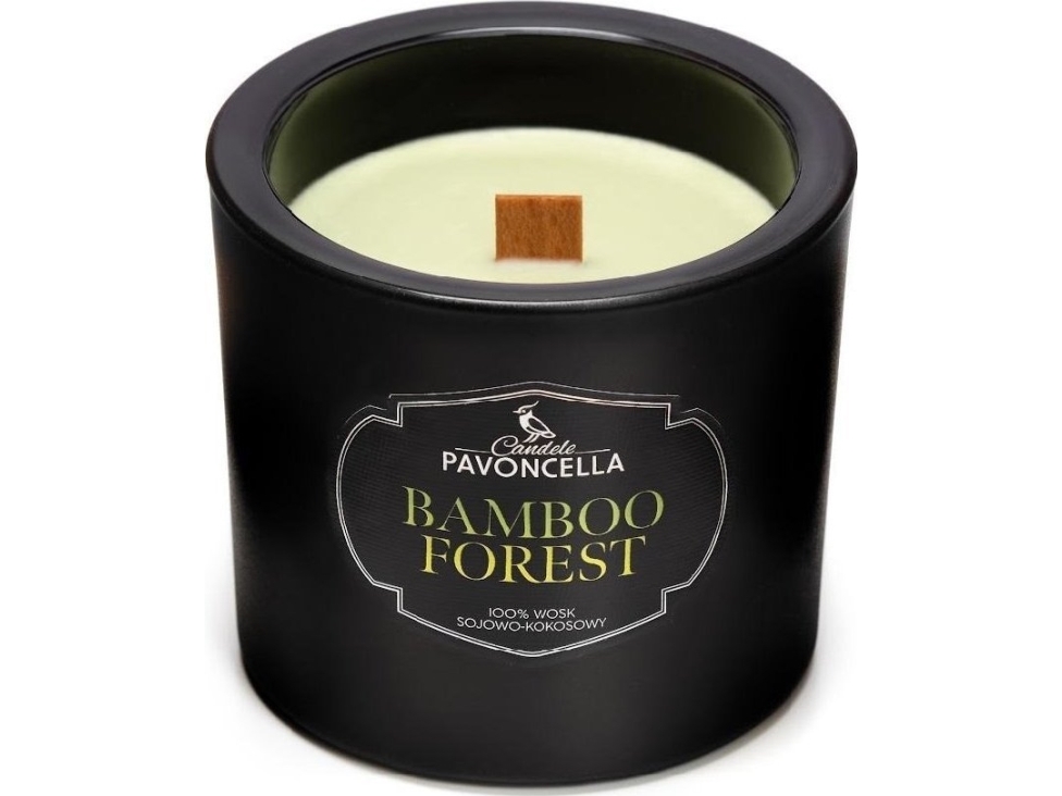 Bamboo Forest Sojakerze Schwarz 170G