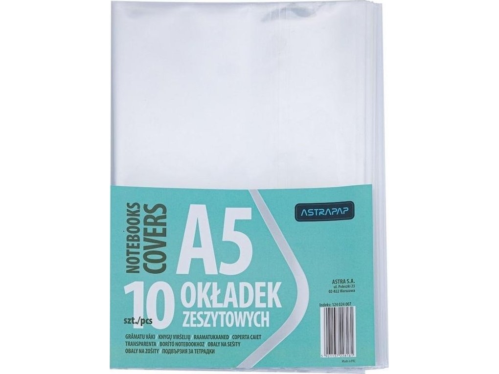 Omslag Til Notesbog Klar Stk Astra