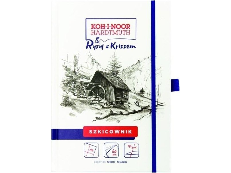 Sketchbook A5/60K 90 G Med Kriss |