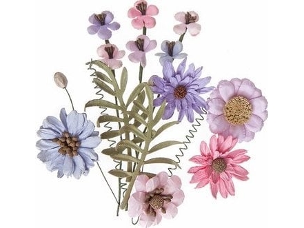 Pinkxlavender Papierblumen, 12Points Lila, Rose