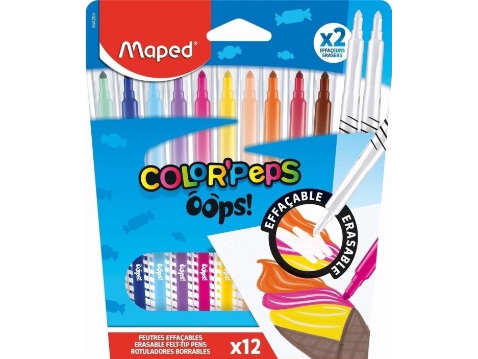 Maped Tuschpenne Color Peps Oops Flerfarvet