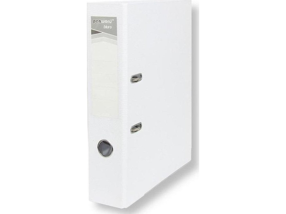 A4-ringbind med 7,5 cm hvidt beslag