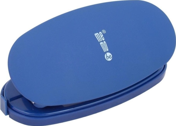 MemoBe soft-touch blå pastell hålslag | Kontorsmaterial - Hålslagare - 4 Hålslagare | GameStuff