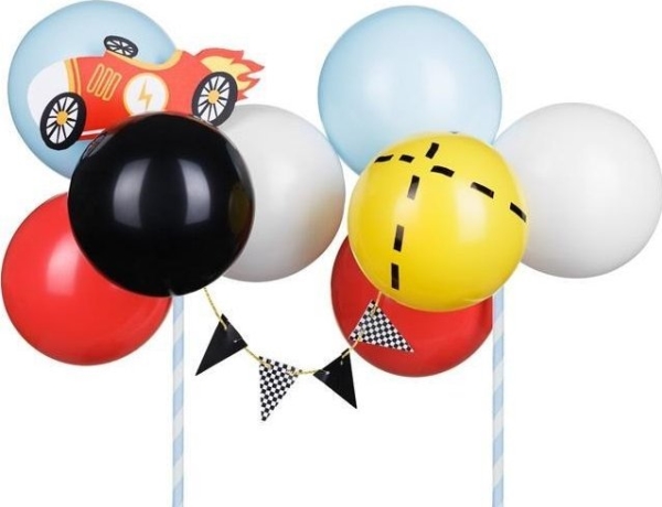 Rennwagen Ballonkuchen Dekoration