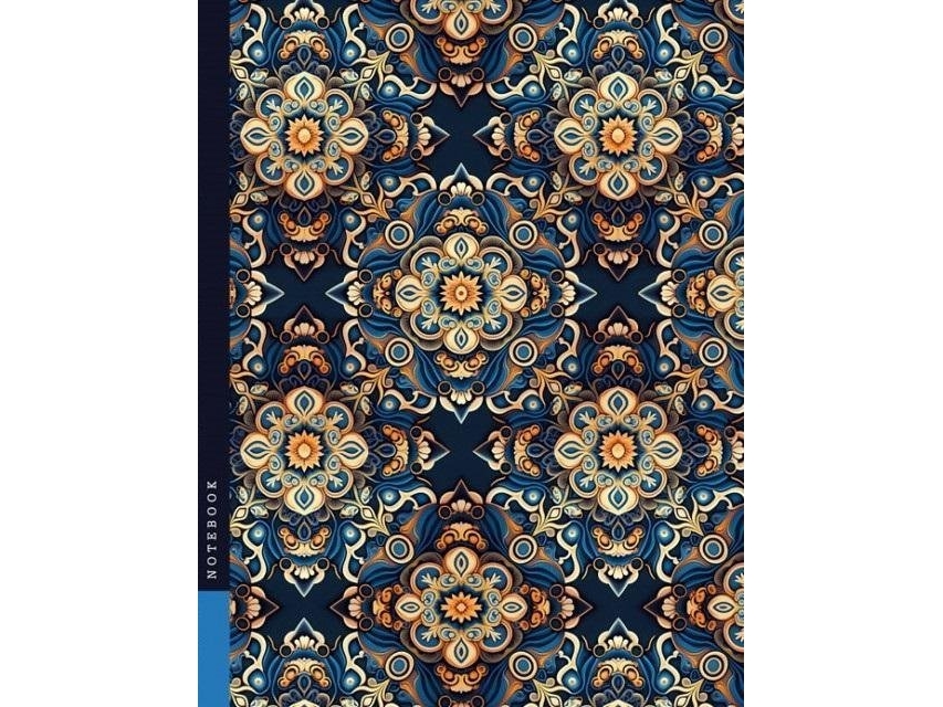 Notebook 128X165/48K Kaleidoskopische Linie Fresh |