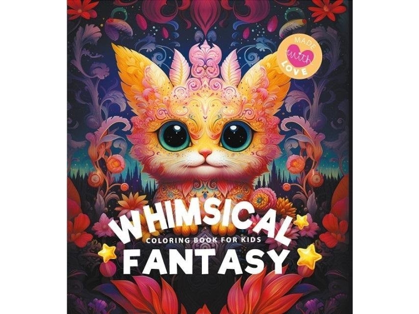 Coloring Book 160x160 Whimsical fantasy Creatures