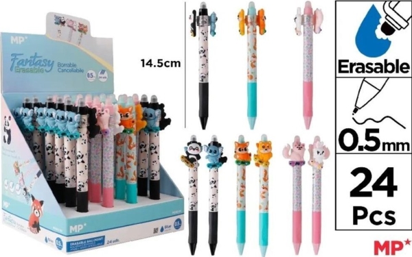 Raderbar djurpenna (24 st) | Skrivredskap - Kulspetspennor & Reservoarpennor - Skrivbordspenn | GameStuff