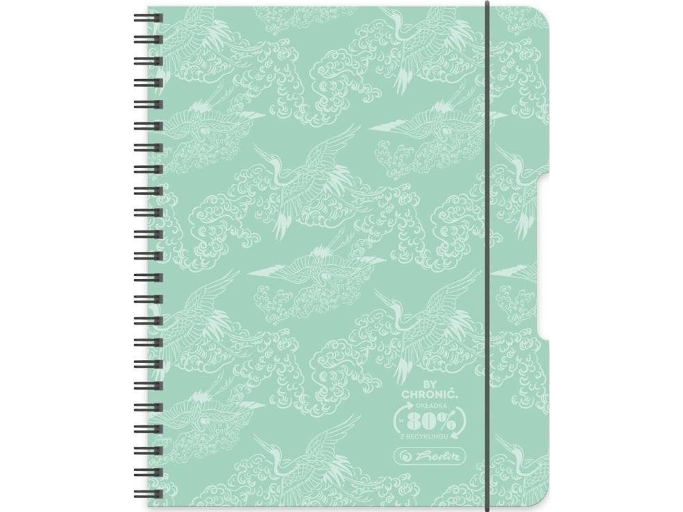Spiral-Bound A5/80K Checkered Mint (2Pcs)