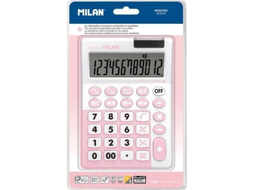 Milan-beregner med store knapper Antibacterial MILAN