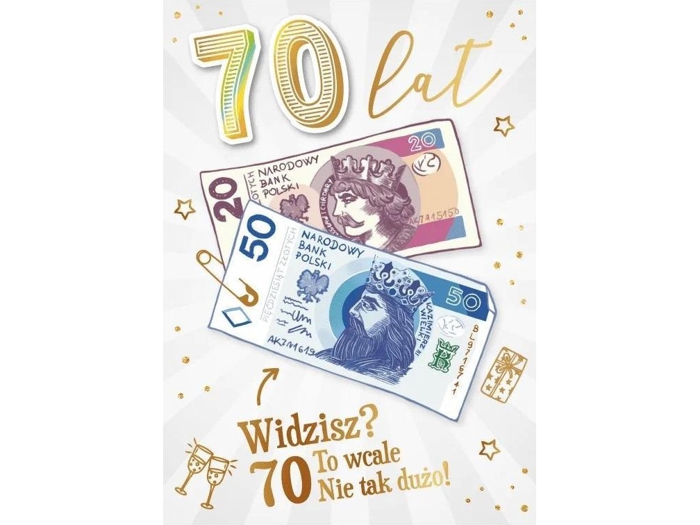 Geburtstagskarte 70