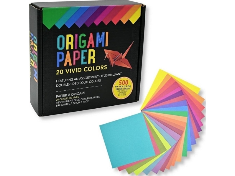 Origami-Papier Kolorowy 500Szt