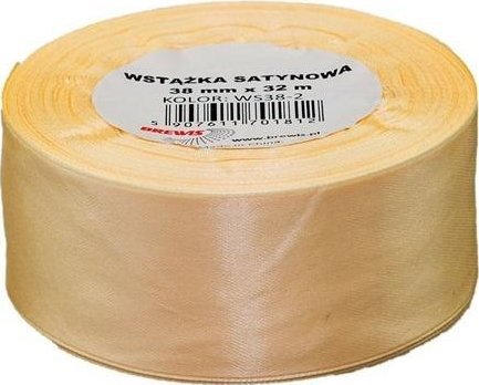 Ecru-Satinband 38Mmx32m