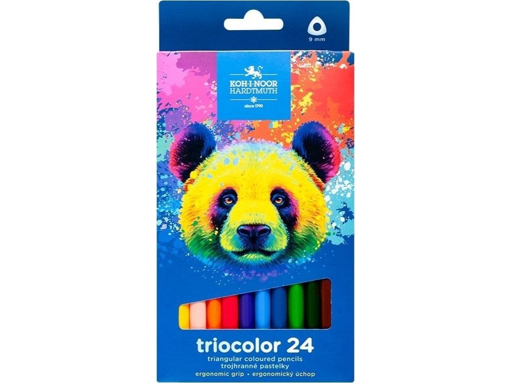 Triocolor-Blyanter Bear 24 Farver