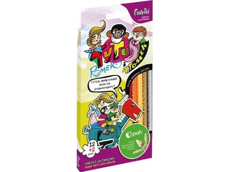 Titus blyantskridt 14 farver FIORELLO