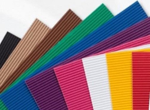 Bambino wellpapp i färg 25x35 cm 10 ark | Skola & Hobby - Skolböcker & kalkylblad - Lösa ark och block | GameStuff