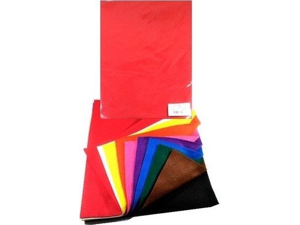 Filc 1,5mm farvet A3, 10 ark