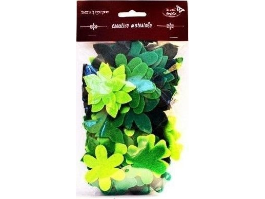 Grønne Filtblomster 60 Stk