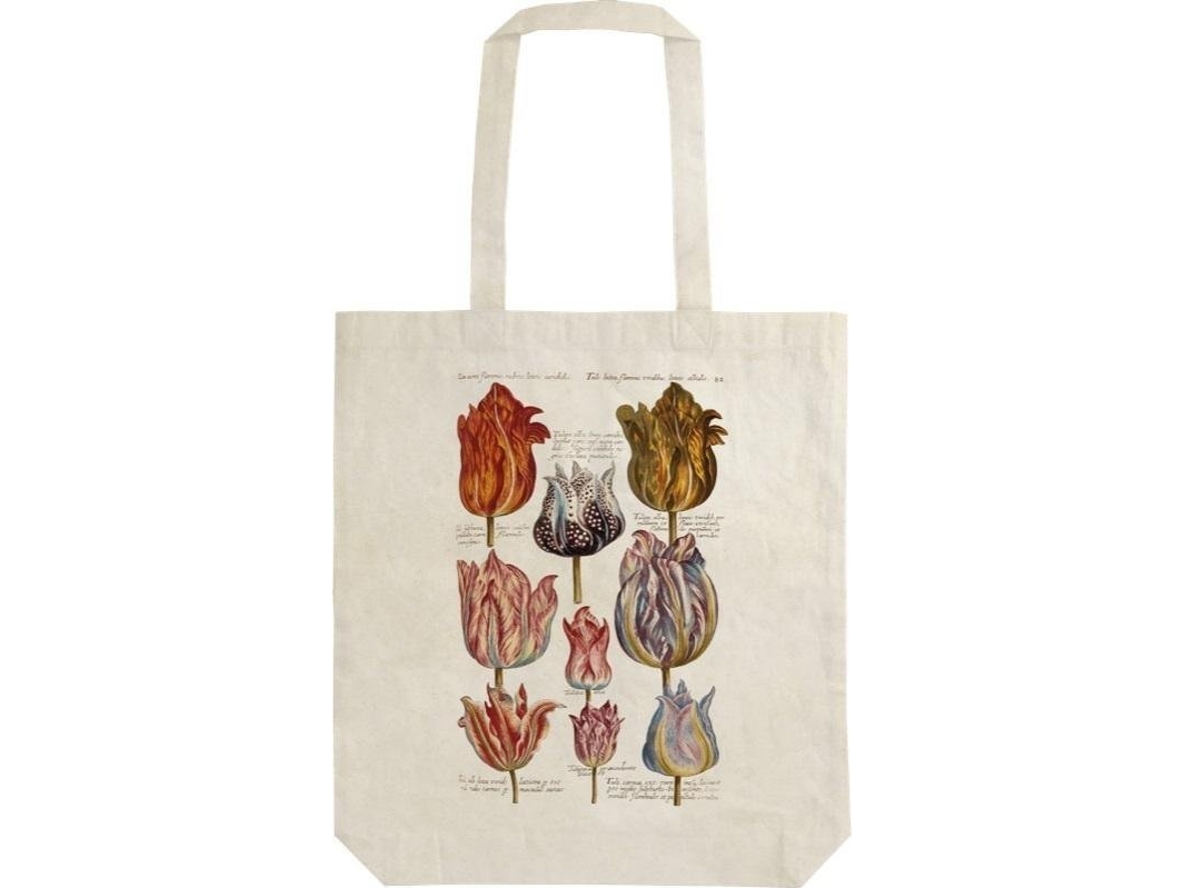 Stbag 65 Bomulds Taske Tulips Cribbage