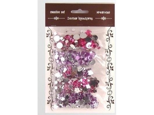 Rosa Und Lila Kieselstein Set 35G