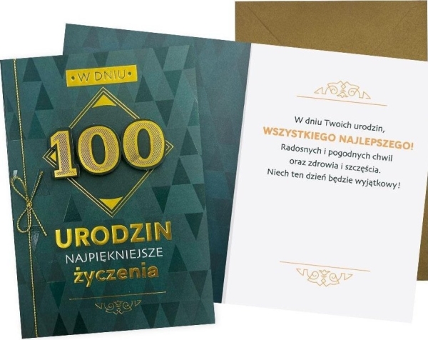 B6 Geburtstagskarte 100 Männer