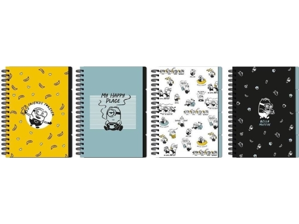 Notebook B5/96K Gitter Minions