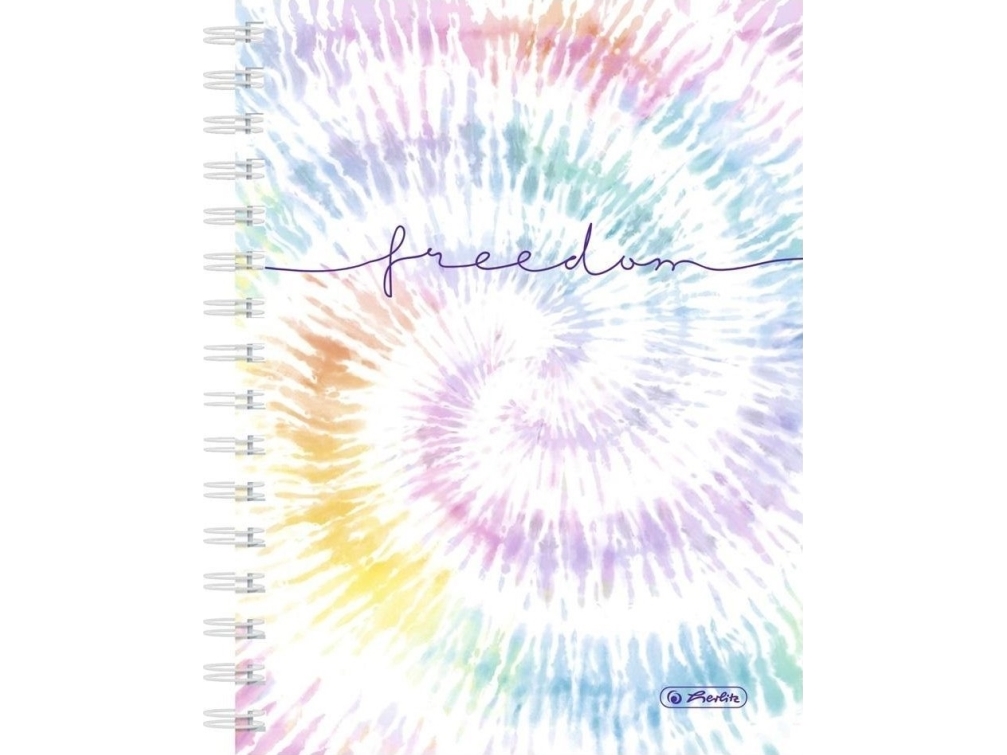 Herlitz hæfte A5/100 blade, ternet New Batik Freedom (2 stk)