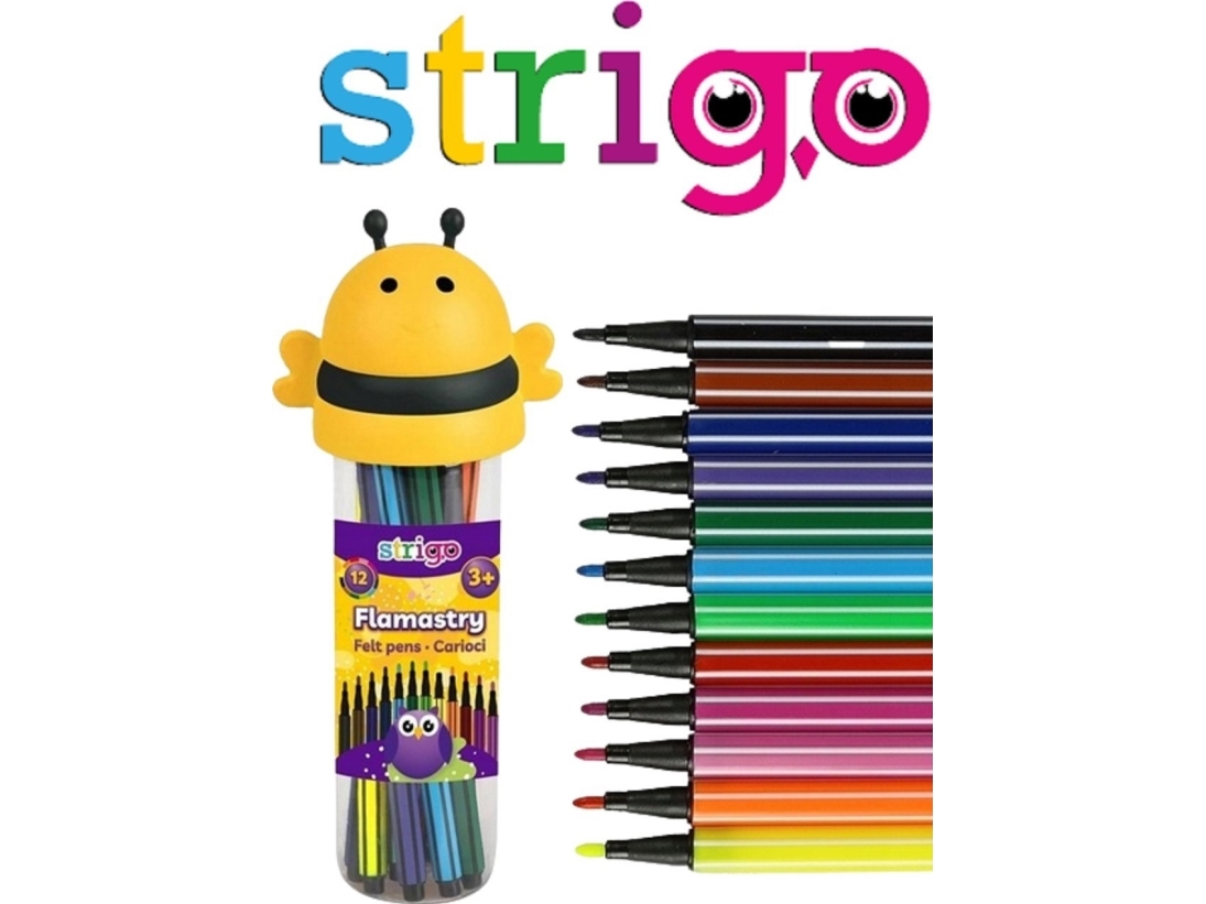 Pilot Bee Marker 12 Farben Strigo Filzstifte