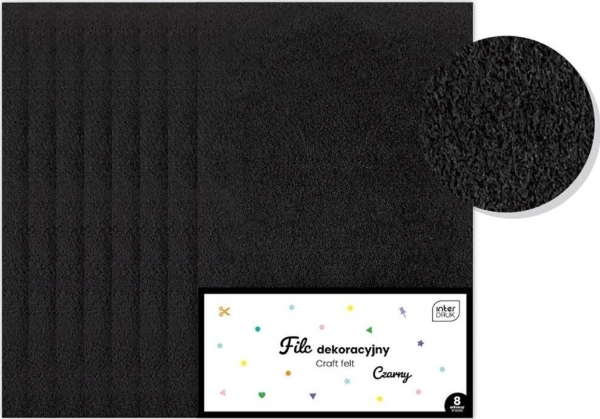 FELT DEK A4/8ARK BLACK INT PBH