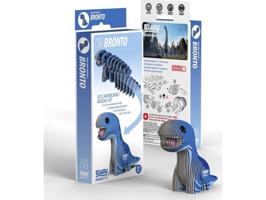 Bronto Eugy Dinosaurier 3D Eco Puzzle