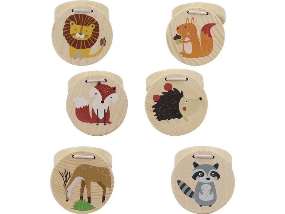 Tierkastagnetten Aus Holz
