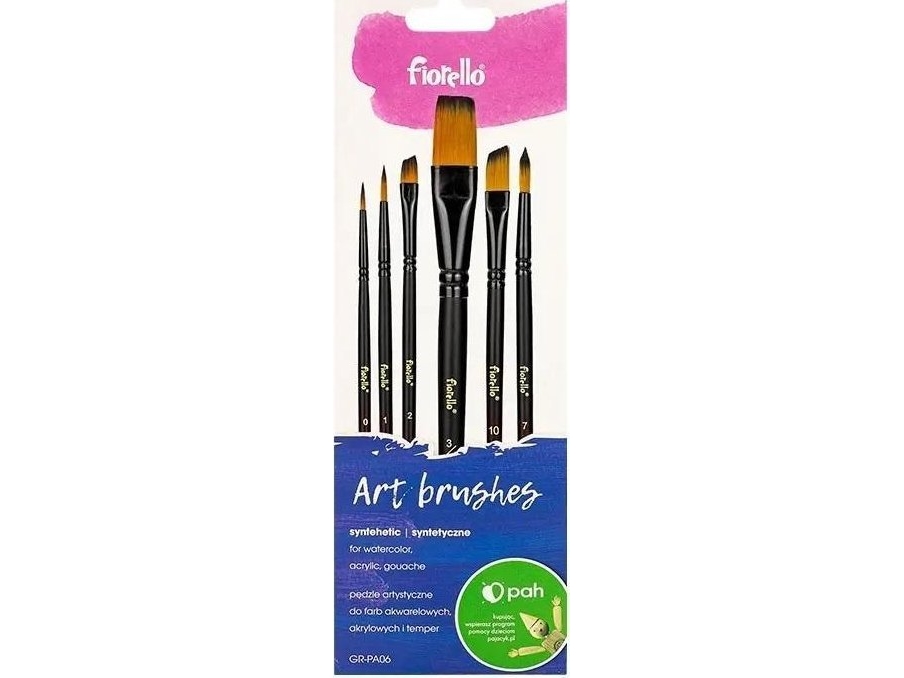 Nylon art brushes 6 st | Kläder & Säkerhet - Arbetskläder - Sweatshirts | GameStuff