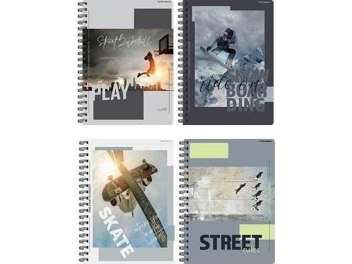 Notebook A4/80K Grid Poster (5 Stk) Top2000