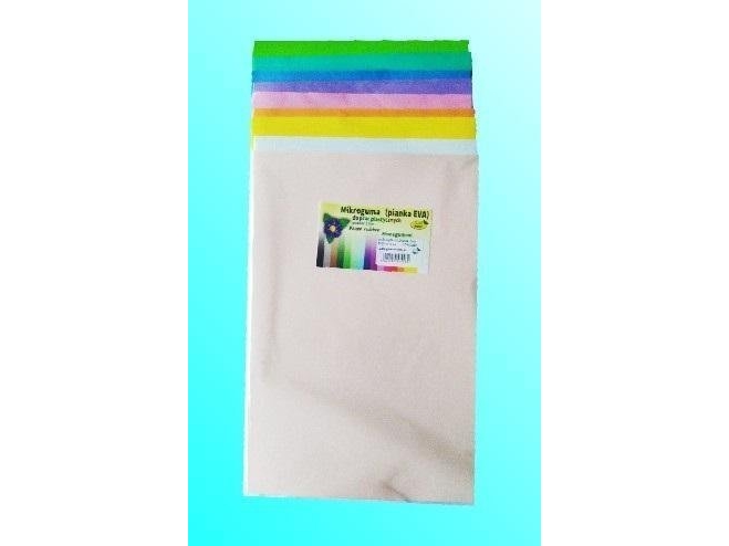 Skum microgum pastell 20x30cm 10 ark | Skola & Hobby - Festdekorera - Klistermärken | GameStuff