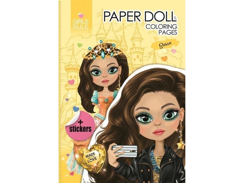 Midex Pappersdocka Susan | Leksaker - Figurer & Dockor - Modedockor | GameStuff