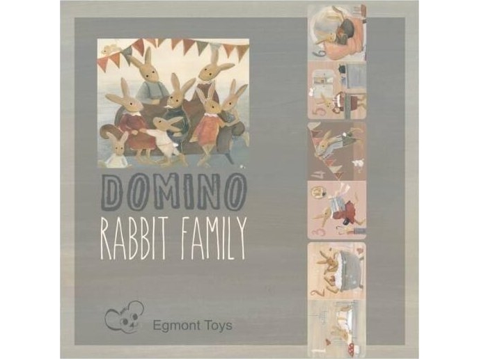 Dominobrikker Kaninfamilien