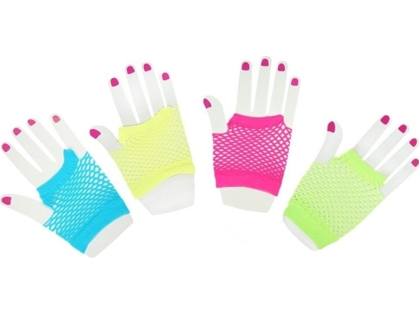 Meshhandskar neon 2st MIX | Utomhus - Outdoor utrustning - Neonpinnar | GameStuff