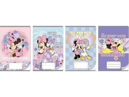 Notebook A5/16K Color. Three Lines Minnie Mouse 20Pcs