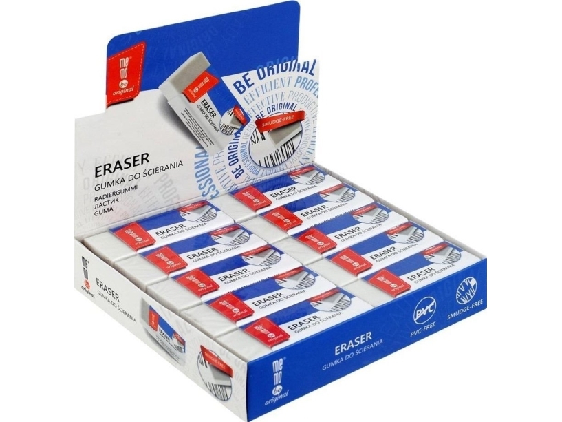 Kontorsgummi vitt (20st) MemoBe | Skrivredskap - Korrigeringsprodukter - Suddgummi | GameStuff